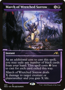March of Wretched Sorrow (Showcase) (NEO-380) [Kamigawa: Neon Dynasty] Foil
