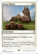 Stony Silence (White Border) (MB2-021) [Mystery Booster 2]