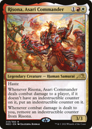 Risona, Asari Commander (PPNEO-233) [Promo Pack: Kamigawa: Neon Dynasty Promos] Foil