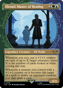 Elrond, Master of Healing (Showcase) (LTR-318) (Borderless) [The Lord of the Rings: Tales of Middle-earth] Foil