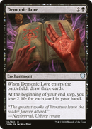 Demonic Lore (CMR-118) [Commander Legends]