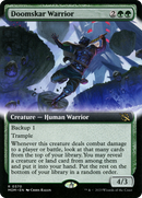 Doomskar Warrior (Extended Art) (MOM-370) [March of the Machine] Foil