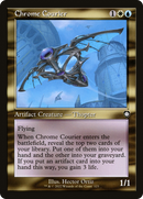 Chrome Courier (Retro Frame) (BRC-123) [The Brothers' War Commander]