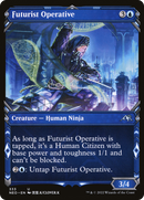 Futurist Operative (Showcase) (NEO-333) [Kamigawa: Neon Dynasty] Foil