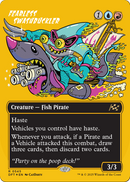 Fearless Swashbuckler (Borderless) (First-Place Foil) (DFT-545) [Aetherdrift] Foil