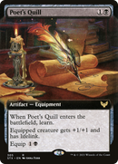 Poet's Quill (Extended Art) (STX-305) [Strixhaven: School of Mages] Foil