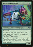 Resolute Veggiesaur (Galaxy Foil) (UNF-439) [Unfinity] Foil