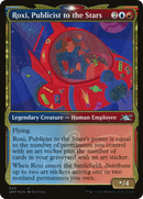 Roxi, Publicist to the Stars (Showcase) (Galaxy Foil) (UNF-520) [Unfinity] Foil