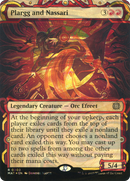 Plargg and Nassari (Halo Foil) (MAT-202) (Showcase) (Borderless) [March of the Machine: The Aftermath] Foil