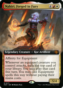 Nahiri, Forged in Fury (Extended Art) (MAT-171) [March of the Machine: The Aftermath] Foil