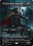 Dracula, Blood Immortal - Falkenrath Forebear (VOW-334) (Borderless) [Innistrad: Crimson Vow] Foil