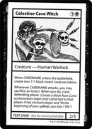Celestine Cave Witch (No PW Symbol) (CMB1-037) [Mystery Booster Playtest Cards 2021]