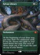 Sylvan Library (Borderless) (DMR-441) [Dominaria Remastered]