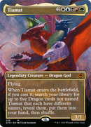 Tiamat (Borderless) (AFR-298) (Borderless) [Adventures in the Forgotten Realms] Foil