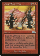 Jagged Lightning (USG-200) [Urza's Saga]