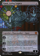 Karn, Living Legacy (Borderless) (DMU-372) [Dominaria United] Foil
