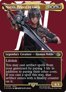 Noctis, Prince of Lucis (Borderless) (Surge Foil) (FIN-546) [FINAL FANTASY] Foil
