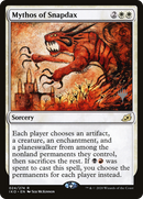 Mythos of Snapdax (PPIKO-24P) [Promo Pack: Ikoria: Lair of Behemoths Promos] Foil