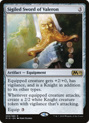 Sigiled Sword of Valeron (M19-244) [Core Set 2019] Foil