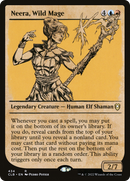 Neera, Wild Mage (Showcase) (CLB-434) [Commander Legends: Battle for Baldur's Gate] Foil