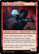 Norin, Swift Survivalist (DSK-145) [Duskmourn: House of Horror] Foil