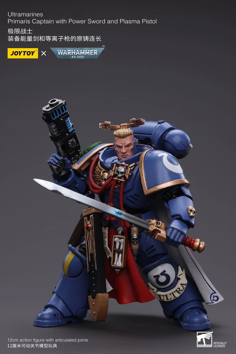 Joytoy: Ultramarines Captain with Power Sword and Plasma Pistol