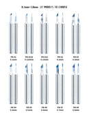 DSPIAE: PB-01 Tungsten Steel Push Broach Chisel, 0.1MM