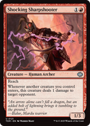 Shocking Sharpshooter (TDM-121) [Tarkir: Dragonstorm]