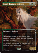 Good-Fortune Unicorn (SLD-1711) (Borderless) [Secret Lair Drop] Foil