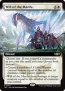 Will of the Mardu (Extended Art) (TDC-057) [Commander: Tarkir: Dragonstorm]
