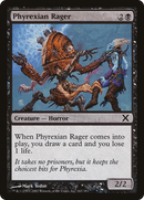 Phyrexian Rager (10E-167) [Tenth Edition] Foil