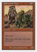 Sabretooth Tiger (7ED-215) [7th Edition] Foil