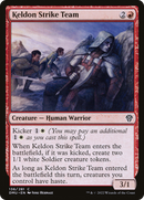 Keldon Strike Team (DMU-136) [Dominaria United] Foil