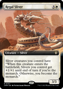 Regal Sliver (Extended Art) (CMM-757) [Commander Masters] Foil