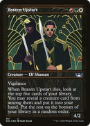 Brazen Upstart (Gilded Foil) (SNC-361) (Showcase) [Streets of New Capenna] Foil