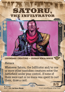 Satoru, the Infiltrator (Showcase) (OTJ-298) (Borderless) [Outlaws of Thunder Junction]