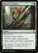 Return to Nature (AFC-169) [Forgotten Realms Commander]