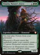 Titania, Nature's Force (Extended Art) (BRC-045) [The Brothers' War Commander]