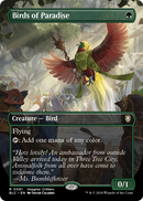 Birds of Paradise (Borderless) (BLC-081) [Bloomburrow Commander] Foil