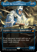 Bruvac the Grandiloquent (Anime Borderless) (RVR-418) [Ravnica Remastered] Foil