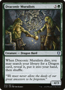 Draconic Muralists (CLB-224) [Commander Legends: Battle for Baldur's Gate] Foil
