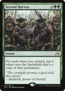 Second Harvest (SOI-227) [Shadows over Innistrad] Foil