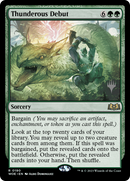 Thunderous Debut (PPWOE-190) [Promo Pack: Wilds of Eldraine Promos]