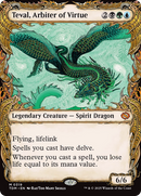 Teval, Arbiter of Virtue (Showcase) (TDM-319) [Tarkir: Dragonstorm] Foil