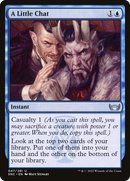 A Little Chat (SNC-047) [Streets of New Capenna] Foil
