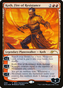 Koth, Fire of Resistance (GAME-009) [Store Championships] Foil