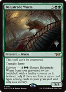 Balustrade Wurm (PPDSK-168) [Promo Pack: Duskmourn: House of Horror Promos] Foil