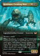 Rendmaw, Creaking Nest (Borderless) (DSC-005) [Duskmourn: House of Horror Commander] Foil