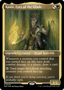 Kaust, Eyes of the Glade (Display Commander) - Thick Stock (MKC-049) [Murders at Karlov Manor Commander] Foil