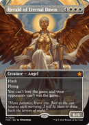 Herald of Eternal Dawn (Borderless) (FDN-299) [Foundations]